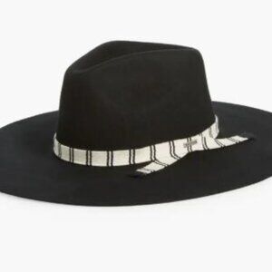 Leigh Wool Felt Fedora- Adjustable Brim!